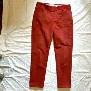 Soft Surroundings Pull-On Stretch Denim, Comfort Waist, 5-Pocket, Medium, EUC